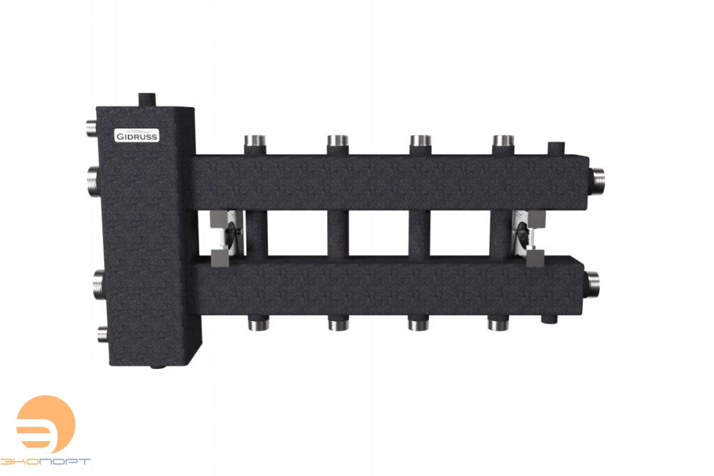 Балансировочный коллектор BM-150-5DU (2 контура вниз, 2 вверх и 1 в сторону) 