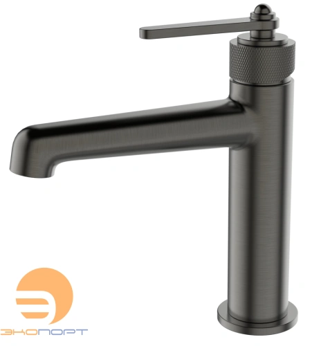Смеситель для раковины Bangkok (h=110мм), цвет Gun metal, ESKO