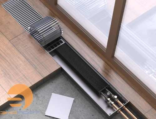 Конвектор БРИЗ 200x80x2200 1то Конц прав (5 Nova 12 втулки черные)