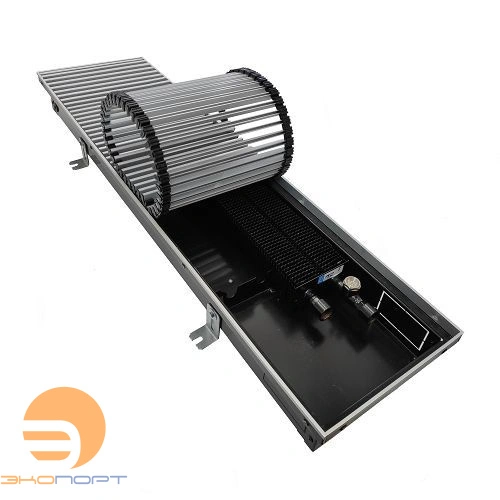Конвектор внутрипольный Gekon Eco с решеткой RDB H08 L060 T18 (без клапана)
