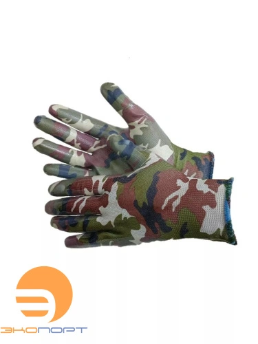 Перчатки нейлон 13 класс с нитриловым покрытием р.9 (L) GM1014-Military-9 Hortus Military