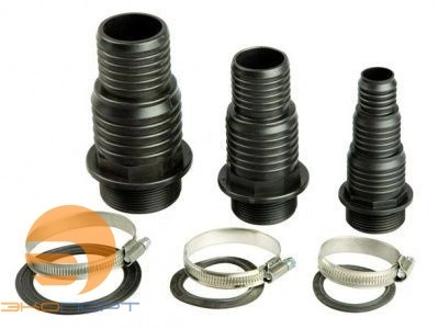 Штуцер универсальный с хомутом Schlauchtuelle mit Schelle 11/2''-50/40 mm