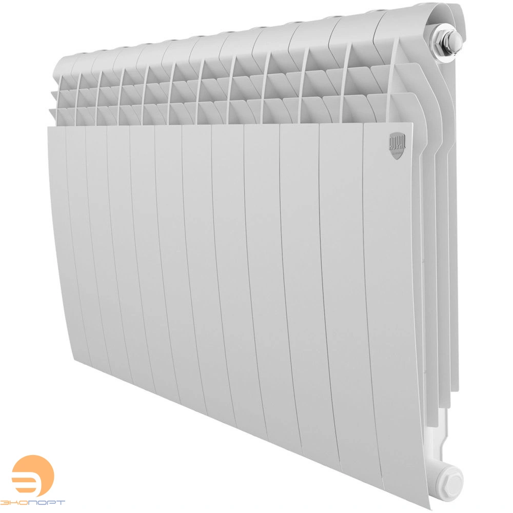Радиатор биметаллический BiLiner Bianco 500/87 12 секций (белый) Royal Thermo