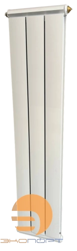 Радиатор Silver В-1200-3секц подкл. нижнее RAL9016 матовый (948Вт)
