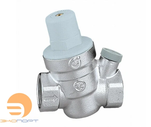 Редуктор давления 1" ВН, для гор. воды, хром, с отв. под манометр 1/4" Caleffi