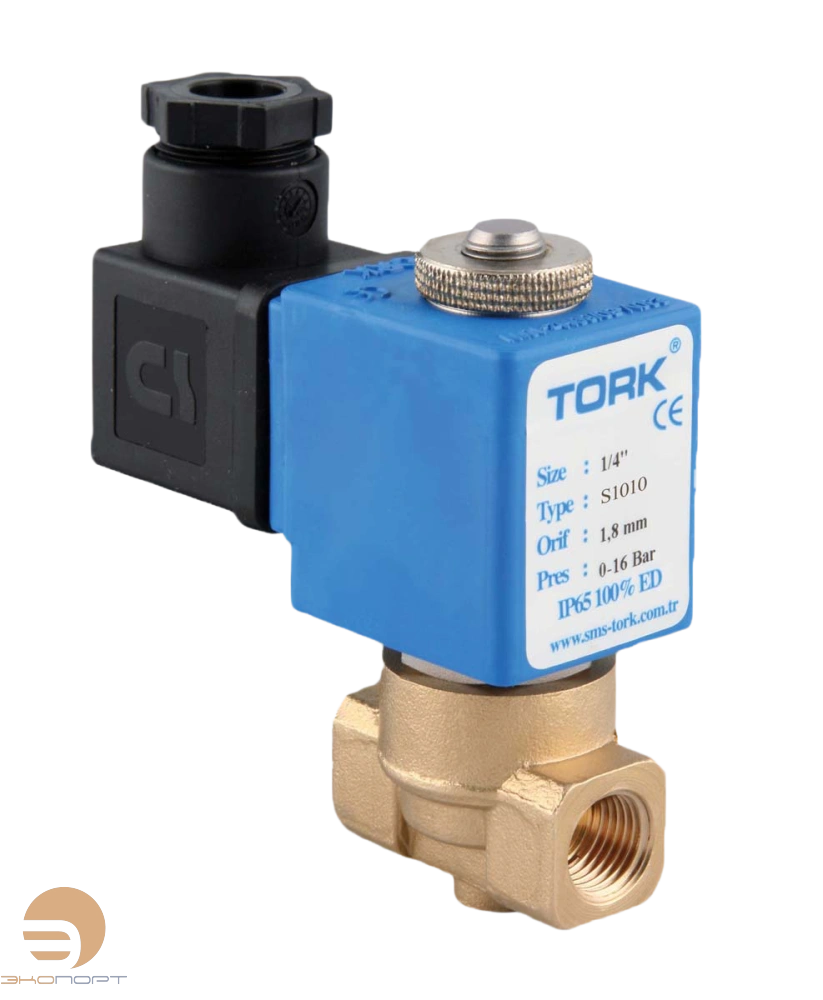 Клапан соленоидный T-GP 106 230/50AC 2/2 НЗ BSP 11/4" 30 мм 0.5-12 бар -10...+80С 