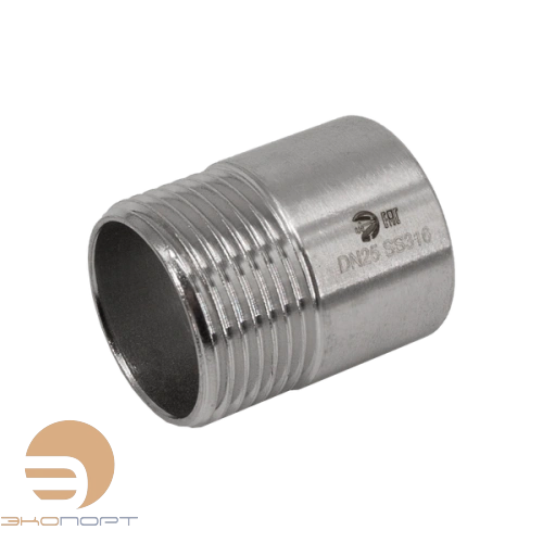 Ниппель приварной НР 3/4" PN16  нерж. сталь AISI304
