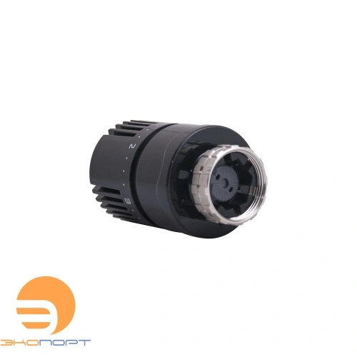 Головка термостатическая жидкостная черная М30х1,5 мм Gappo