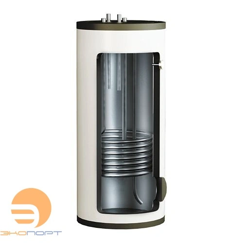 Бойлер 120 л с 1-м ТО 120 1HE TC 30 кВт напольный INOX Gekon