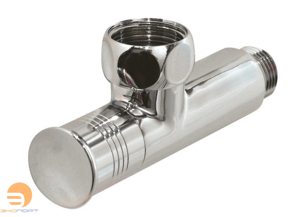 Кран угловой, колпачок 1"х3/4" г/ш SMART