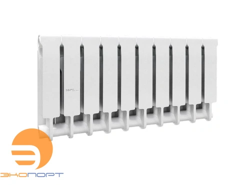 Радиатор биметаллический BR1 350/90 мм 10 секций Теплоприбор