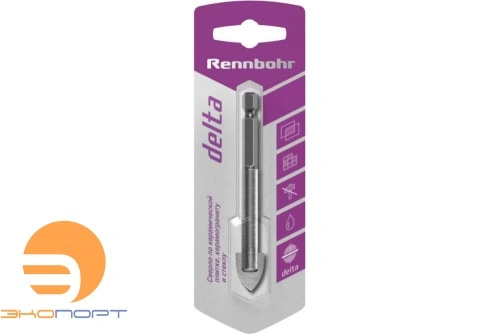 Сверло д/стекла и керамики 5 "Rennbohr Delta"