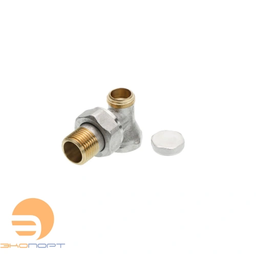 Вентиль на обратную подводку, угловой, R 1/2" × Rp 1/2", TECE