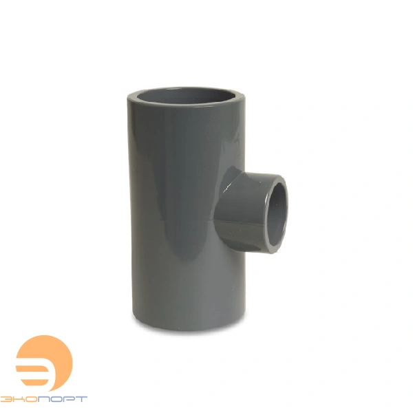 Тройник 90* переходной PN16 (90х40х90)-PVC-U