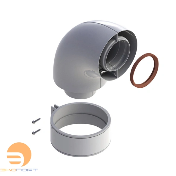 Колено подключения коаксиальное DN60/100 (BAXI)