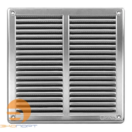 Решетка вент. NVM 150х150 с монтажной рамой и сеткой нреж. HACO