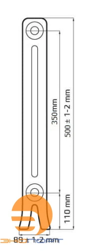 Радиатор чугунный Радимакс LOFT 350/70 (цена за секцию)																														