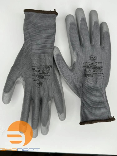 Перчатки нейлоновые серые с полиуритановым покрытием р.10 (XL) GM1001PU-grey-10 Griseo