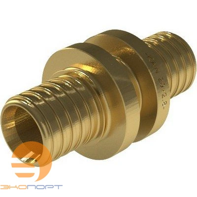 Соединитель 20/20 латунь двухсторонний KAN-therm UltraLine