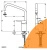 Смеситель д/кух. Cerasprint 2012 IDEAL STANDARD