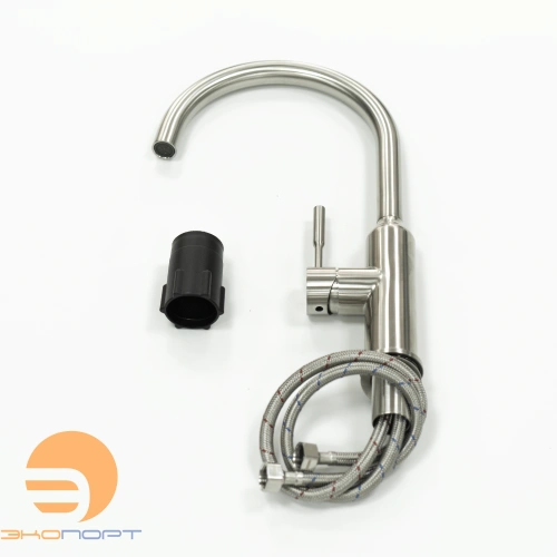 Смеситель для кухни EXPERT (LM5079S), с поворотным изливом, нерж.сталь, LEMARK