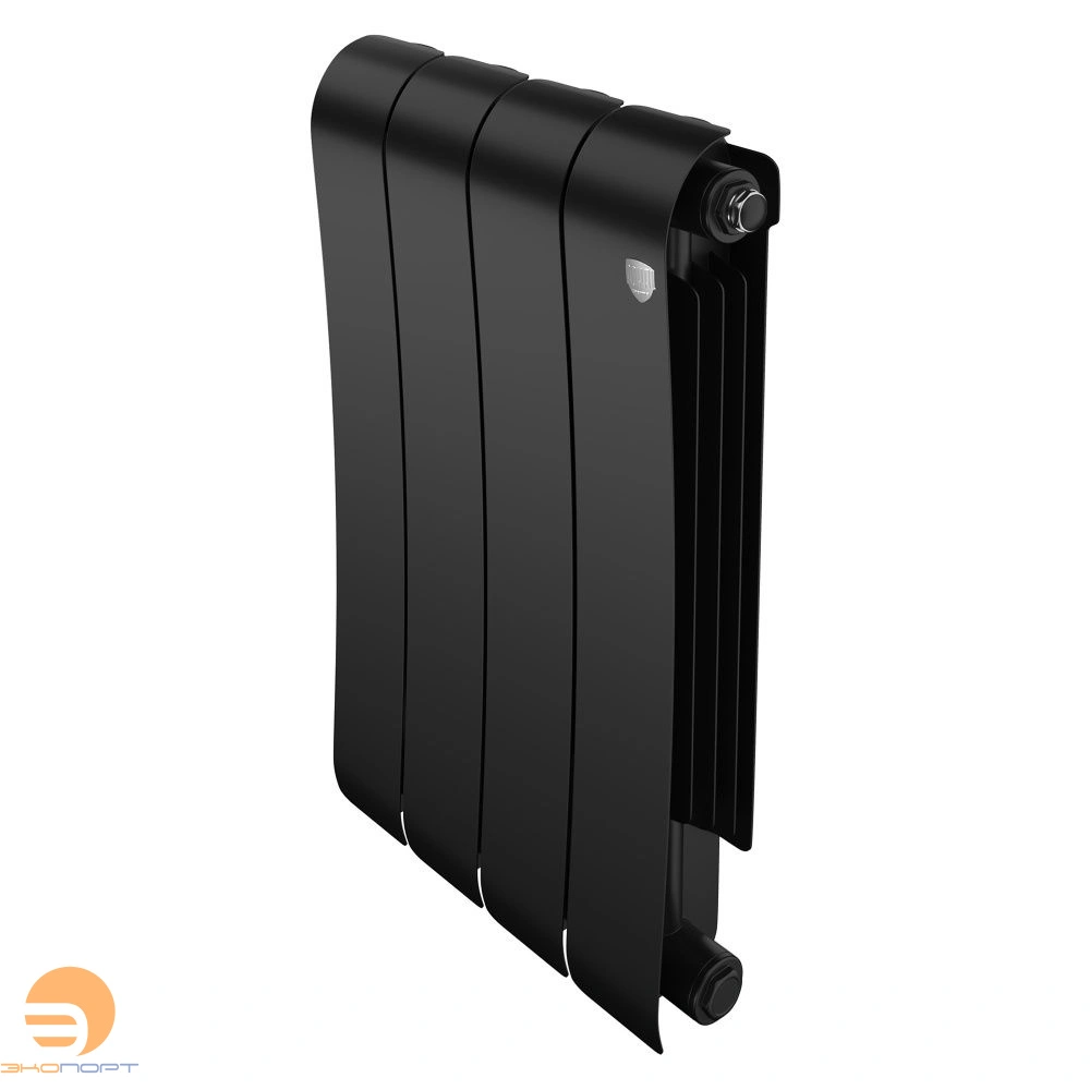 Радиатор биметаллический Infinity Noir Sable 500/87 (172Вт)  4 секции (черный) Royal Thermo