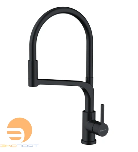 Смеситель для кухни Sinto 2 Plus-GB-BL, латунь/графит/черный, Omoikiri (Выставочный образец)