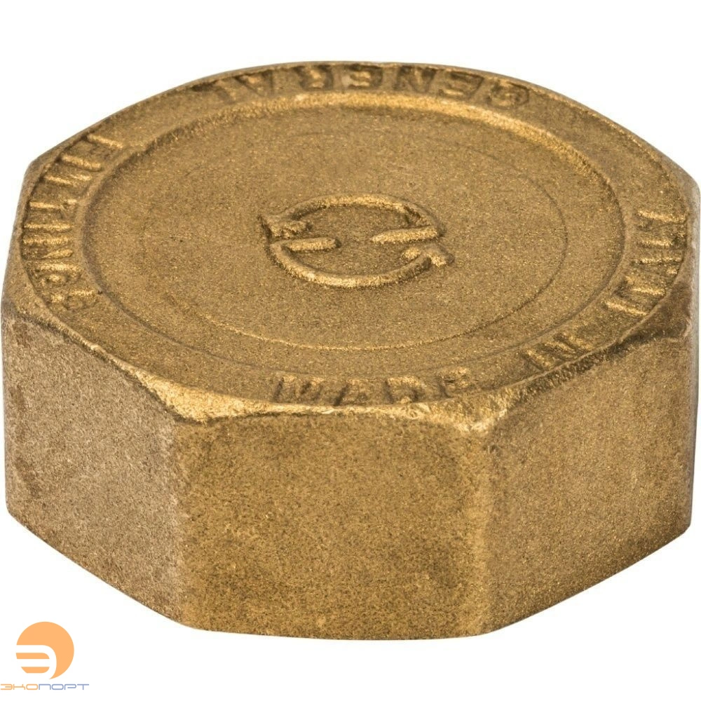 Заглушка ВР 11/4 (латунь) STOUT