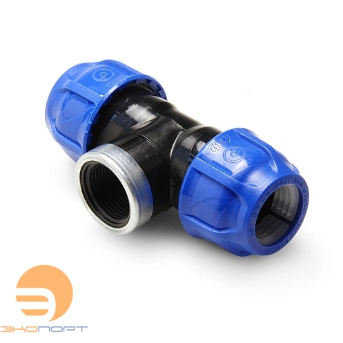 Тройник ВР 40х1" усиленный оцинк. кольцом POELSAN