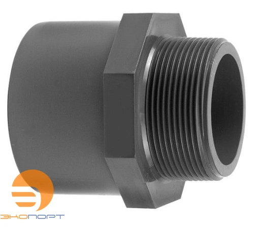 Ниппель переходной PN16 (25/32х1/2") - PVC-U (Италия)