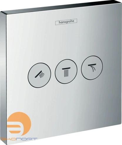 Переключатель потоков hansgrohe ShowerSelect для душа (3 потребителя), HANSGROHE