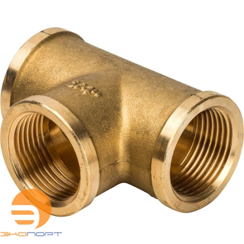 Тройник ВР    3/4 (латунь) STOUT