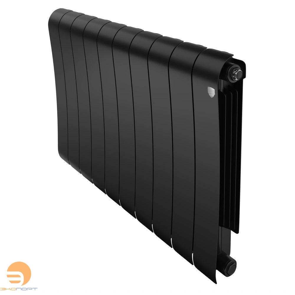 Радиатор биметаллический Infinity Noir Sable 500/87 10 секции (черный) Royal Thermo