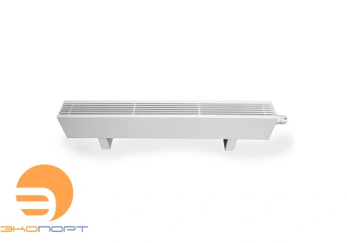 Конвектор напольный ITF 130.080.1600 Itermic RAL 9016 подключение Т (ножки 100мм)