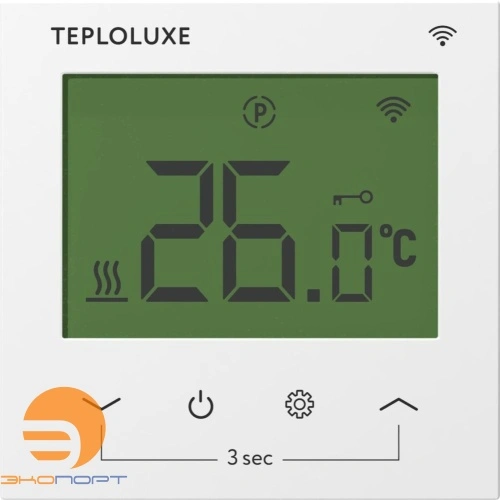 Терморегулятор электронный Pontus wi-fi белый Теплолюкс