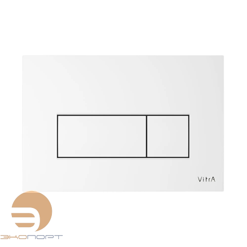 Панель смыва Root Square, белая, Vitra 