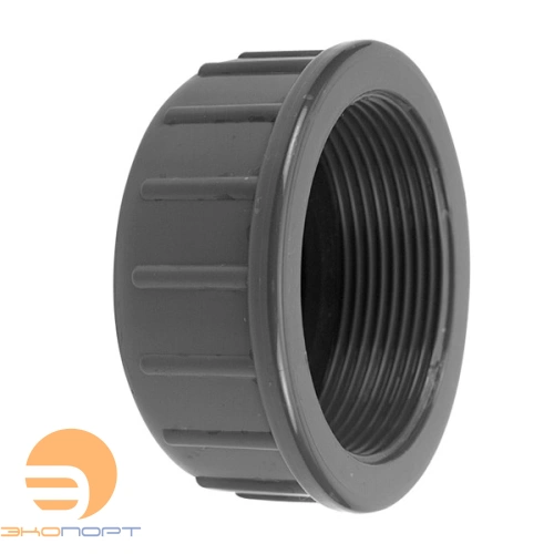 Крышка резьбовая (11/4) PN10 PVC-U
