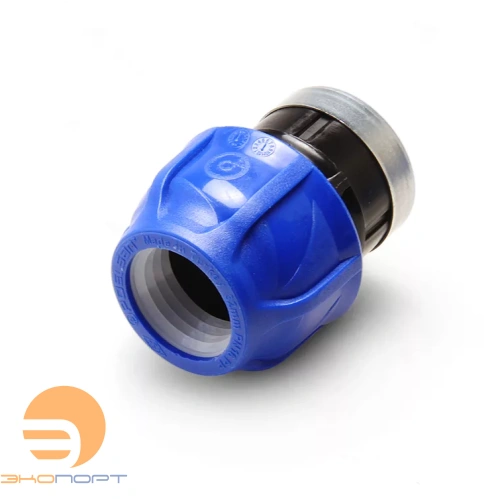 Муфта ВР 25х1/2" усиленная оцинк. кольцом POELSAN