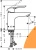Смеситель для раковины Logis E, с донным клапаном  HANSGROHE