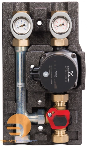 Насосно-смесительный модуль ECO MK 55 кВт DN 20 3/4", с насосом Grundfos UPS 15-65