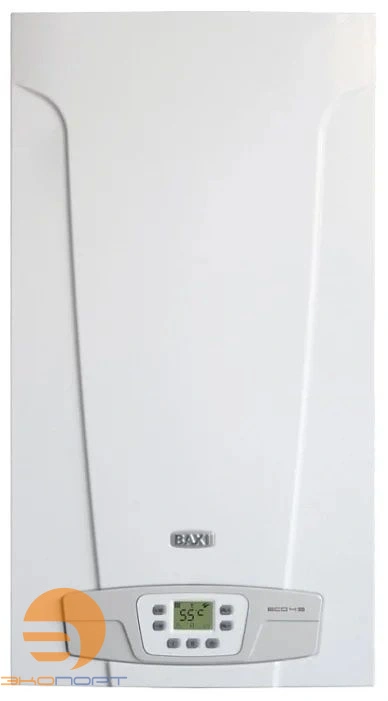 Котел настенный газовый BAXI ECO-4s 24 двухконт., дымоход DN120