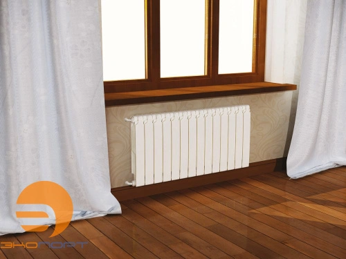 Радиатор биметаллический 500/90 10 секций Теплоприбор