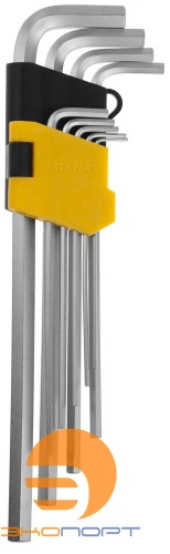 Набор ключей длинных имбусовых 9 шт STAYER