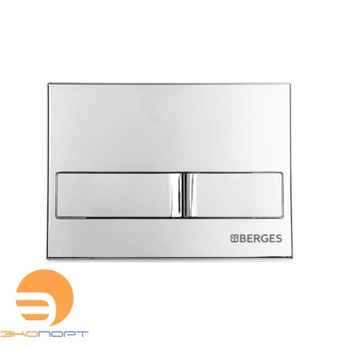 Комплект: инсталляция NOVUM525+ кнопка L3 (хром гл.)+ унитаз EGO Rimless с сиденьем Toma Slim BERGES