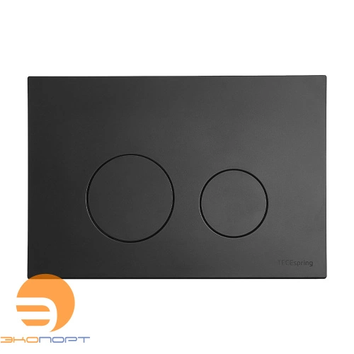 Панель смыва TECEspring loop (круглые клавиши), пластик, черный матовый