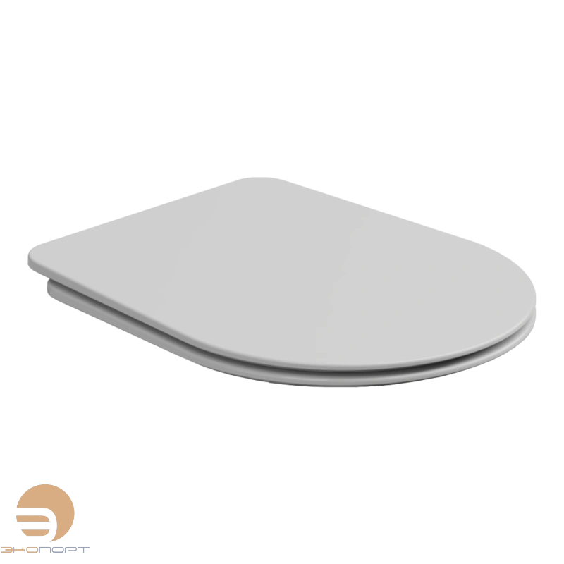 Крышка с сиденьем для подвесного унитаза с микролифтом белый глянцевый Ceramic Design Hit! GSG 