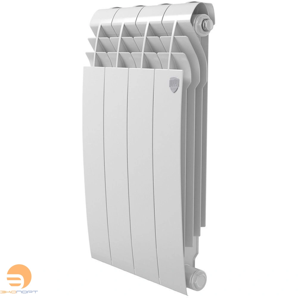 Радиатор биметаллический BiLiner Bianco 500/87  4 секции (белый) Royal Thermo