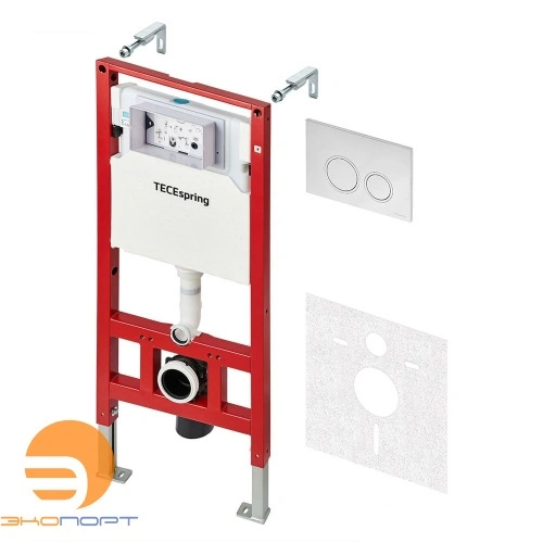 Комплект TECEspring, панель смыва Хром глянцевый (заменен на арт. S401101)