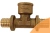 Тройник 16x1/2" латунь ВР UltraLine KAN-therm