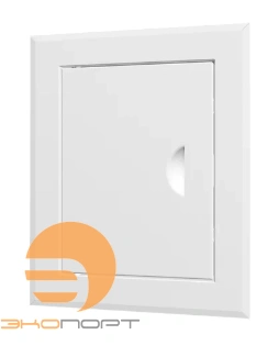 Люк-дверца ревизионная 360х360 с фланцем 300х300 с ручкой стальная с покрытием полимерн.